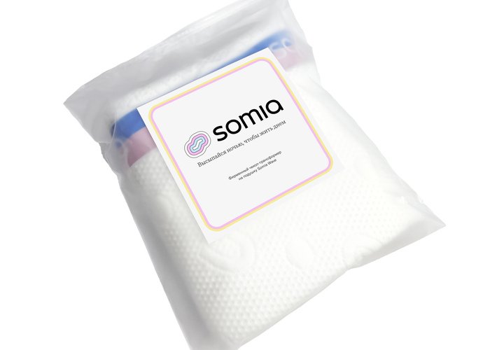 Чехол-трансформер на подушку Somia Волна