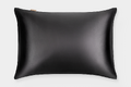 Наволочка 50х70 из натурального шёлка, цвет глубокий черный