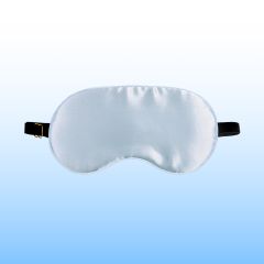 Маска для сна Somia х Ayris Silk, цвет серебристо-голубой